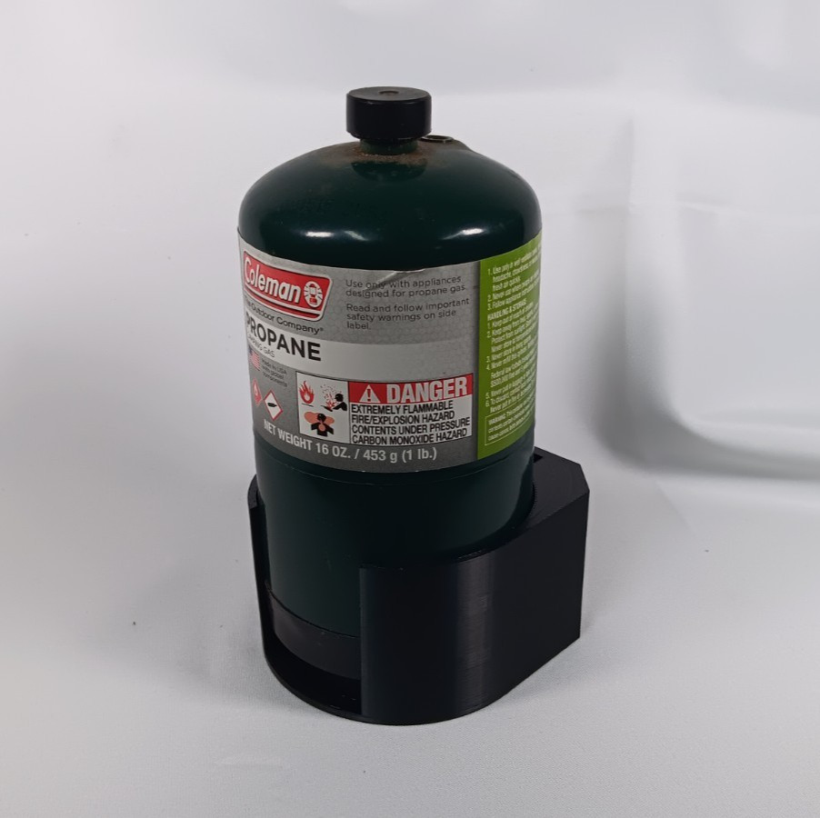 Coleman 1 lb Mini Propane Cylinder Wall-Mount Bracket Holder