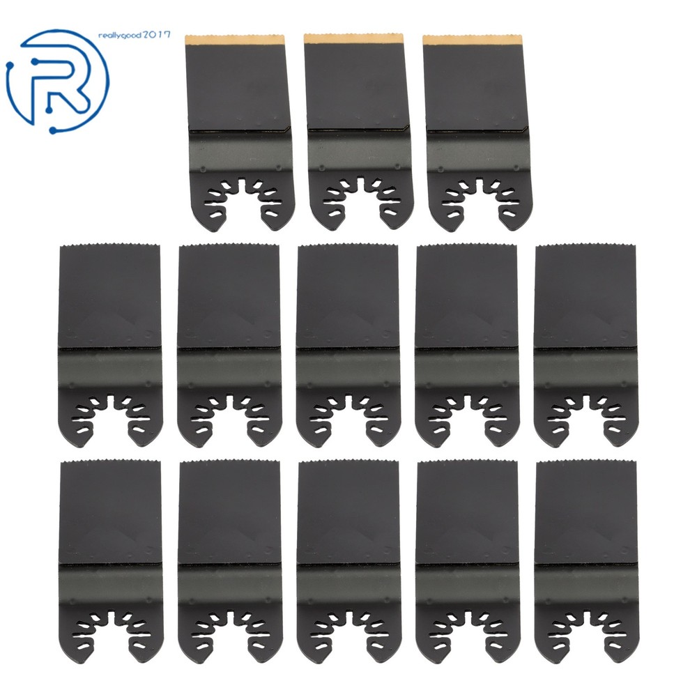 35Pack Multitool Blades 7 Types Titanium Oscillating Tool Quick Saw Blades