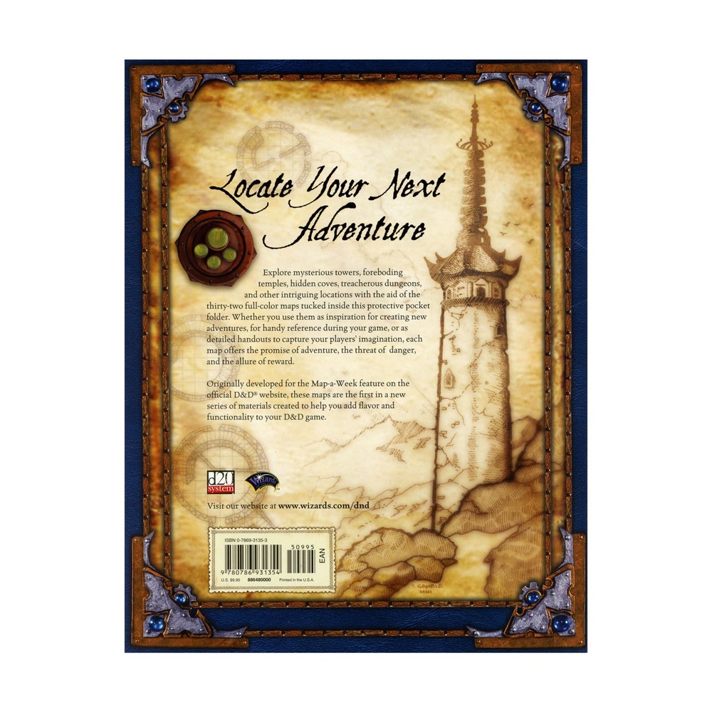 WotC D&D 3rd Ed Map Folio I VG+