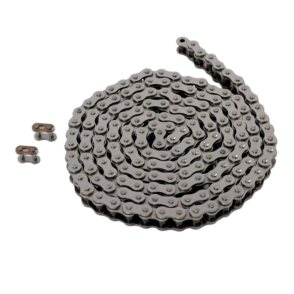 #60H 10 Ft Heavy Duty Roller Chain with 2 Connecting Links
