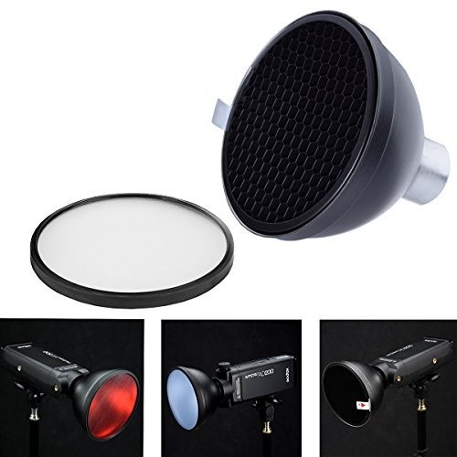 Godox AD-S2 Standard Reflector with Soft Diffuser and ad-s11 Witstro aSSORTED