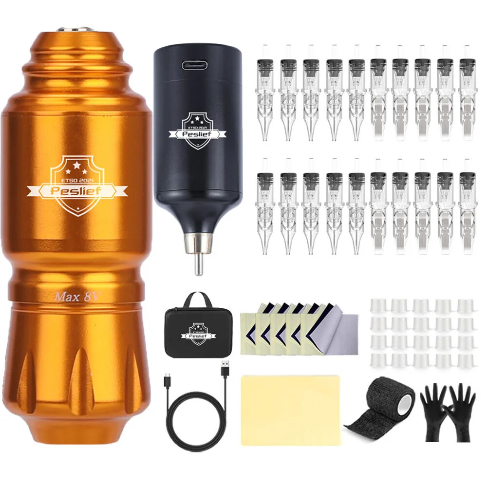 Wireless Tattoo Pen Kit Versatile Charged Machine withLong Lasting Battery Power