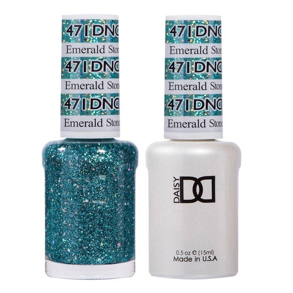 DND DUO Matching Gel & Lacquer #471 - Emerald Stone