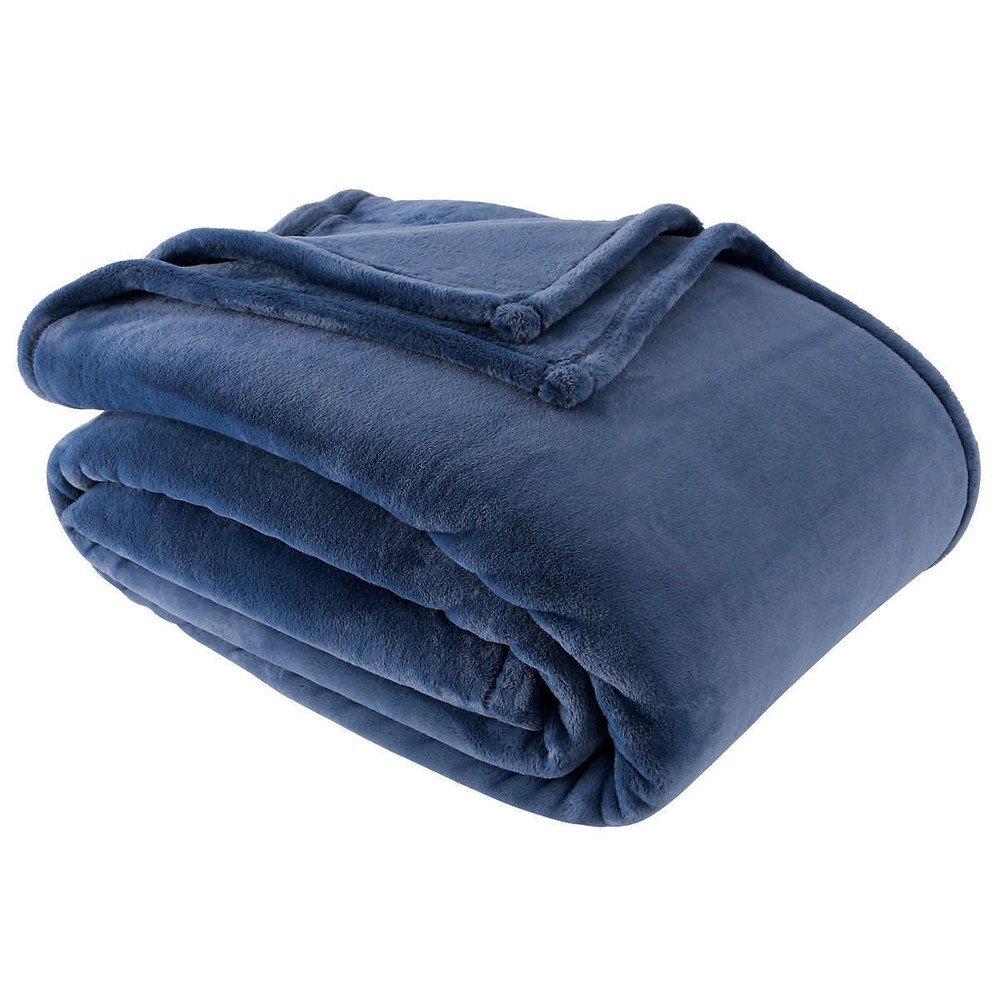 Berkshire Life, Plush Solid LuxeLoft Blanket (Choose Color + Size)