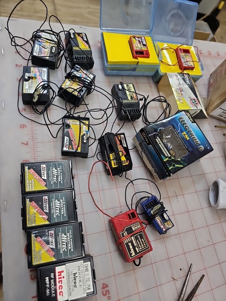 Hitech Fm Recievers And Module Lot Rc Airplane