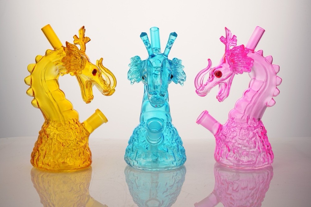 8'' water pipe bong hookahs DRAGON STYLE
