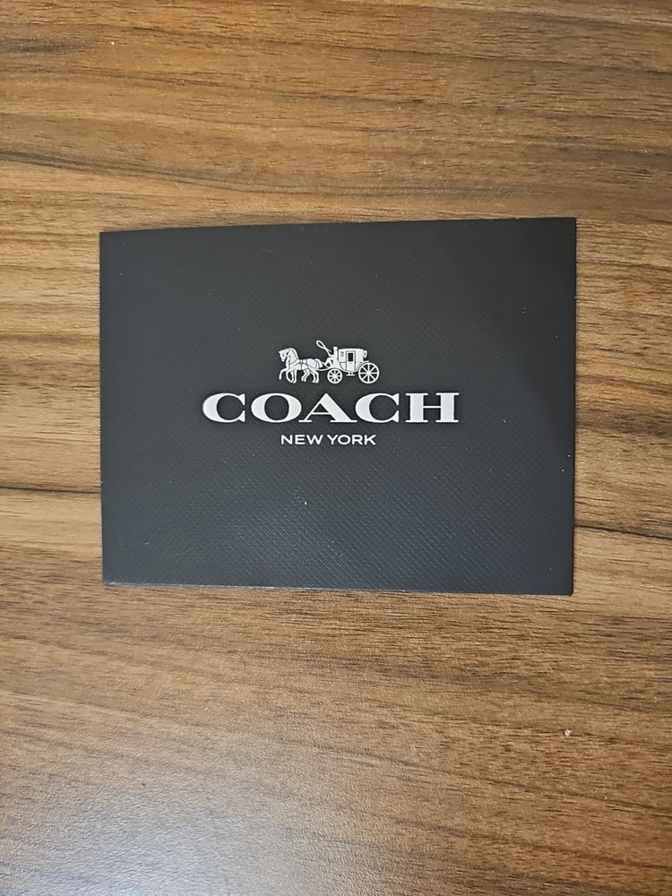 Coach Receipt/Card Holder Cardboard Envelope
