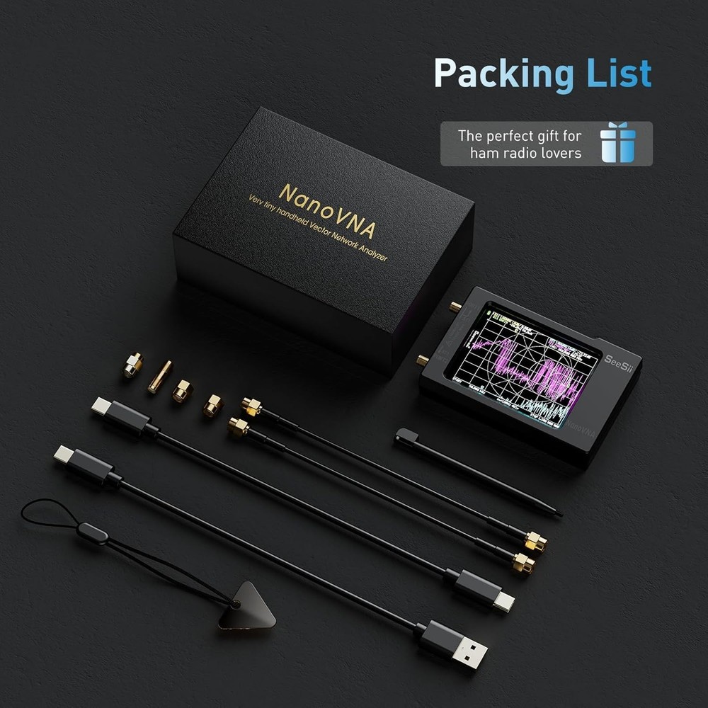 Comprehensive Antenna Analyzer: Multi-Function 10KHz-1.5GHz with LCD Touchscreen