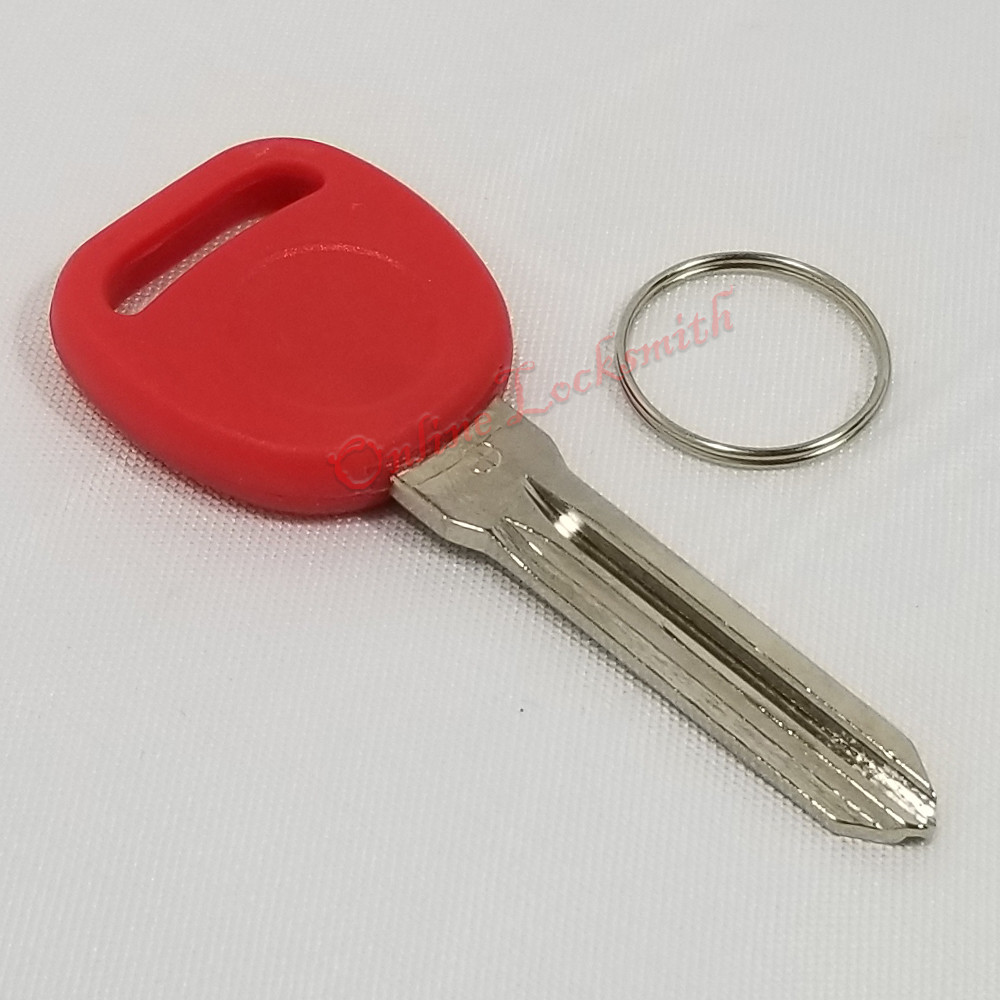 New Red B111 Transponder Chipped Key For Gm Vehicles Easy DIY Programming