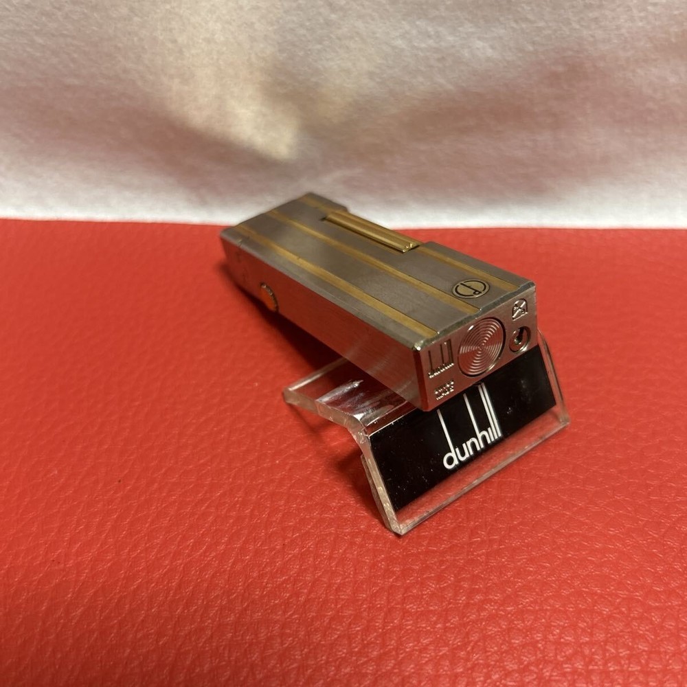 Overhauled Dunhill Rollagas lighter Silver Gold d mark without box