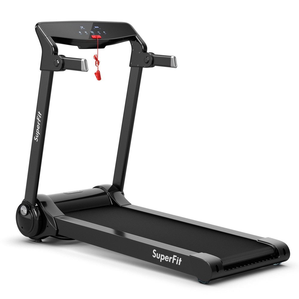 Folding Electric Treadmill 3.0HP Exercise Running Machine w/ App Control Silver