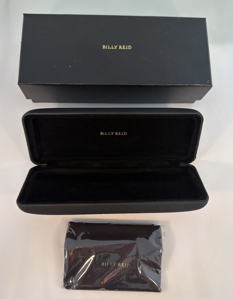 Billy Reid Eyeglass Case With Dust Cloth And Box