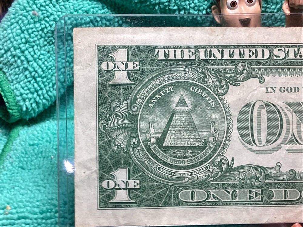 1957 A SILVER CERTIFICATE EF/AU in RIDIG HOLDER