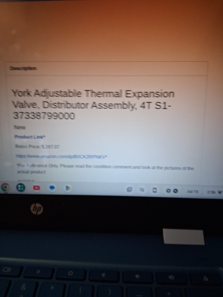 York S1-37338799000- Genuine OEM Replacement Part