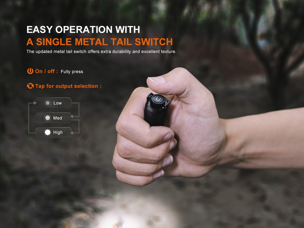 Fenix E12 V3.0 200 Lumen 1x AA EDC Flashlight