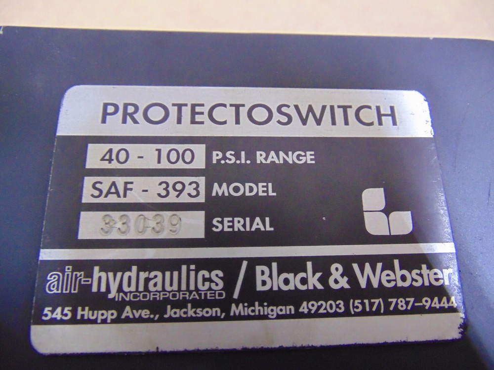 Pneumatic Air Punch Press Safety Switch Protectoswitch