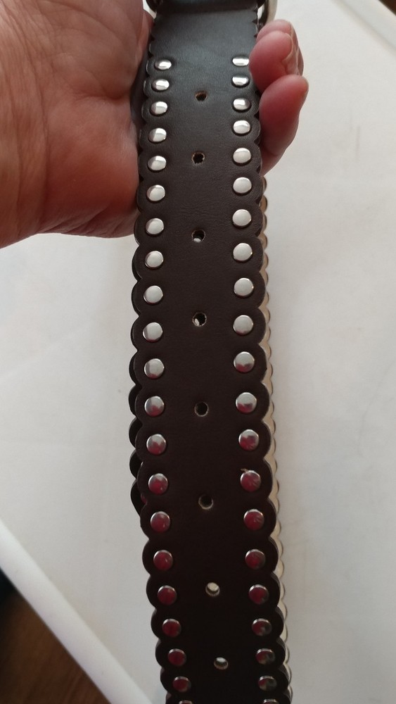 WOMENS ELLEN TRACY BROWN BELT SIZE MEDIUM