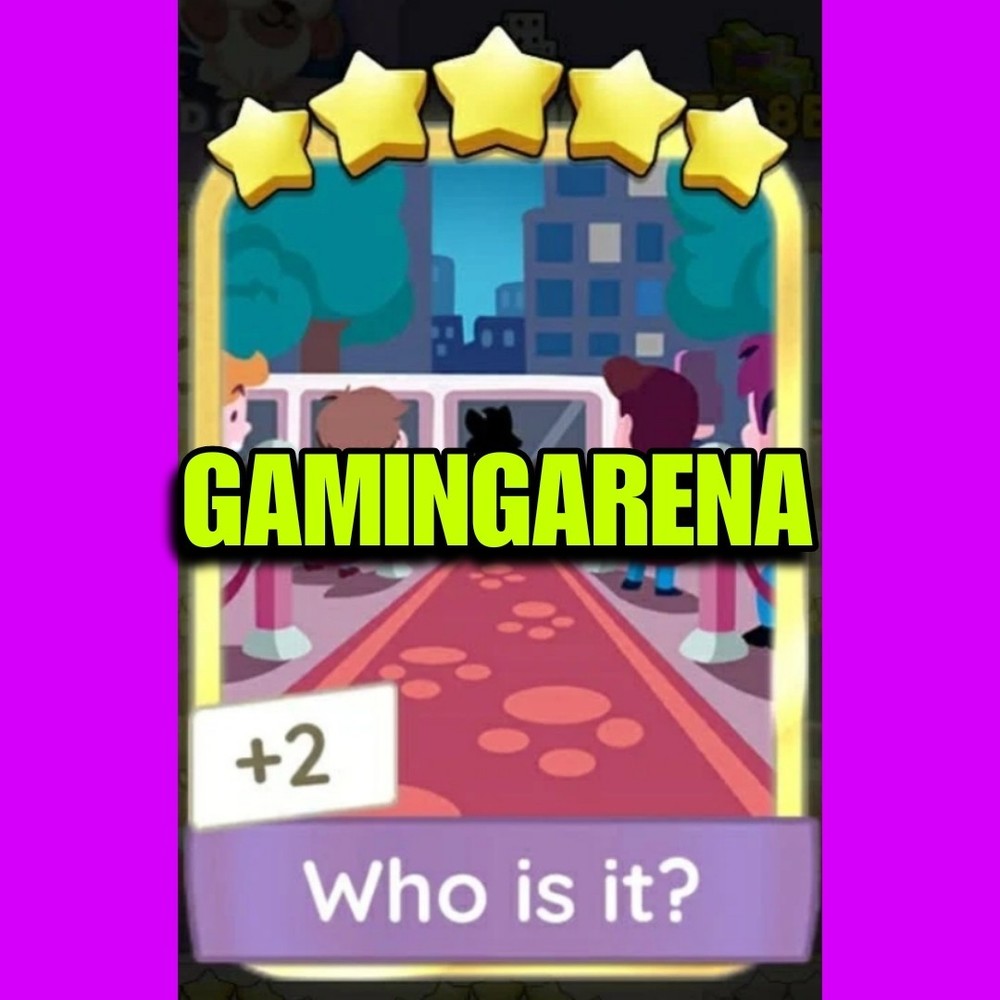 1 x Who Is  It? 5⭐  - Golden Blitz  - Mono_Poly_Go (FAST)