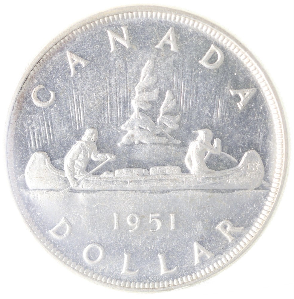 1951 Canada $1 Arnprior - ICCS MS62 - XKX 977