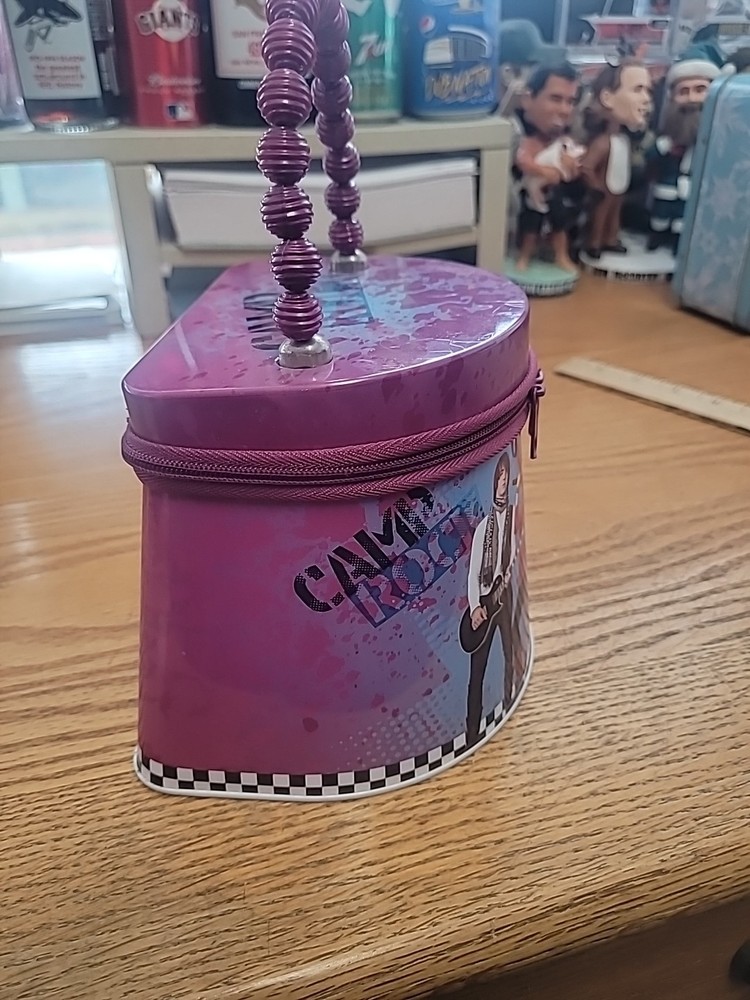 Camp Rock Tin Box Zipper Closure Disney