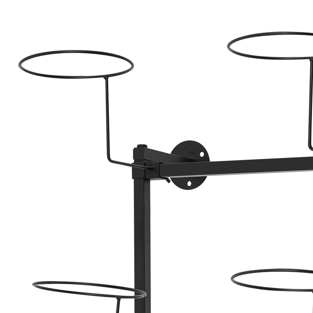 Flexible Wall Mount Hat Rack 3 Tier Hat Display Rack Home Hat Storage Hanger