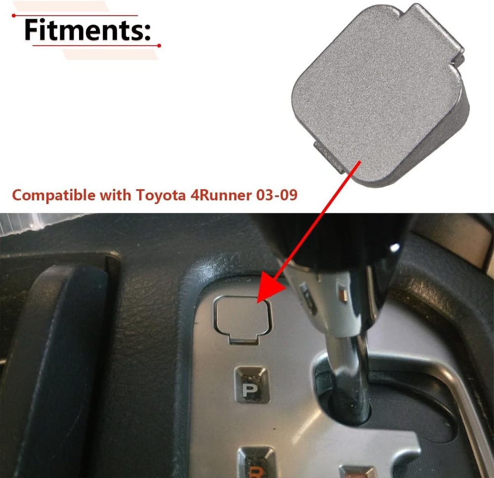 Shift Lock Override Cover Compatible with 4Runner 2003 2004 2005 2006 2007 2008