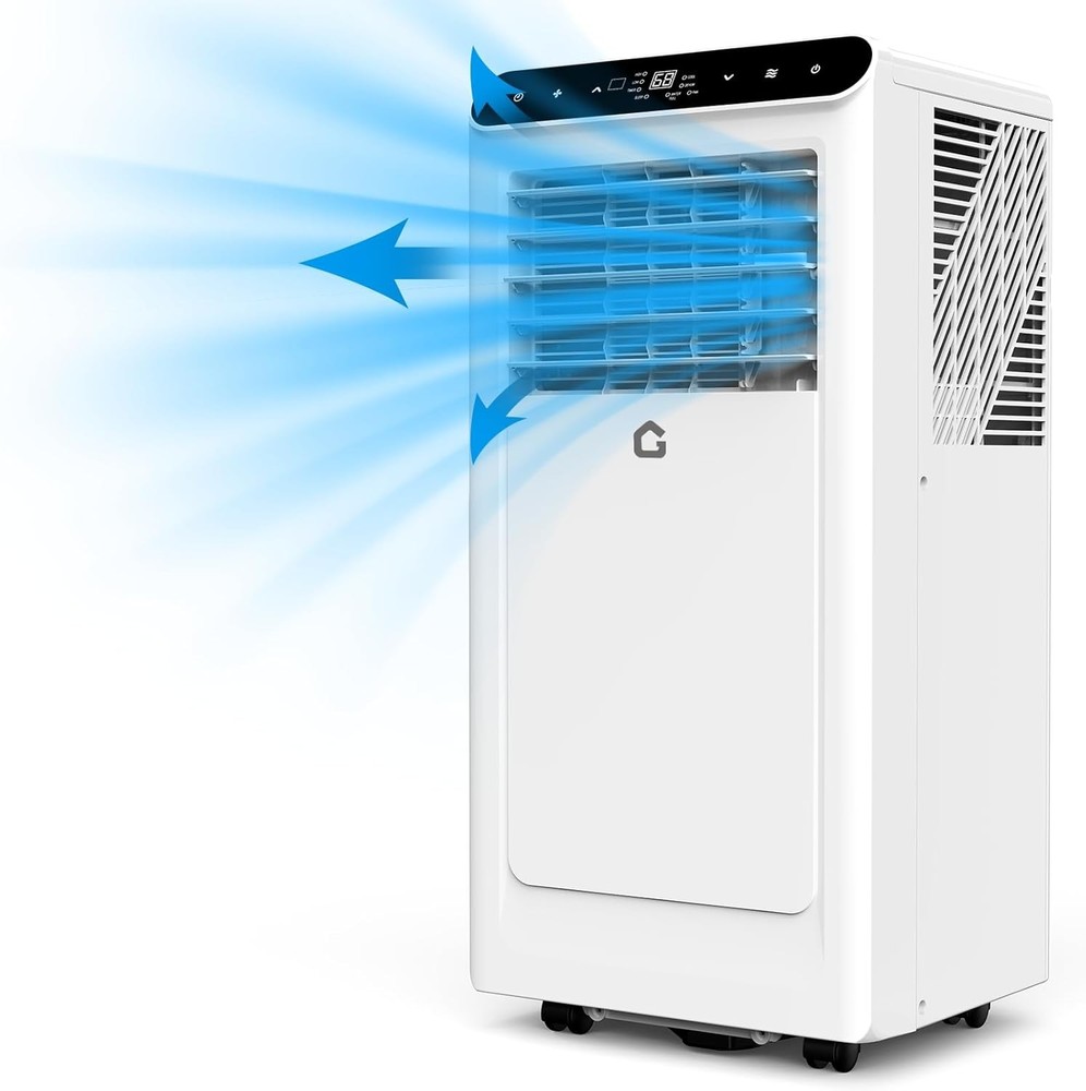 8000 BTU 3 in 1 Air Conditioner Dehumidifier Fan Sleep Mode for Room 350 SqFt