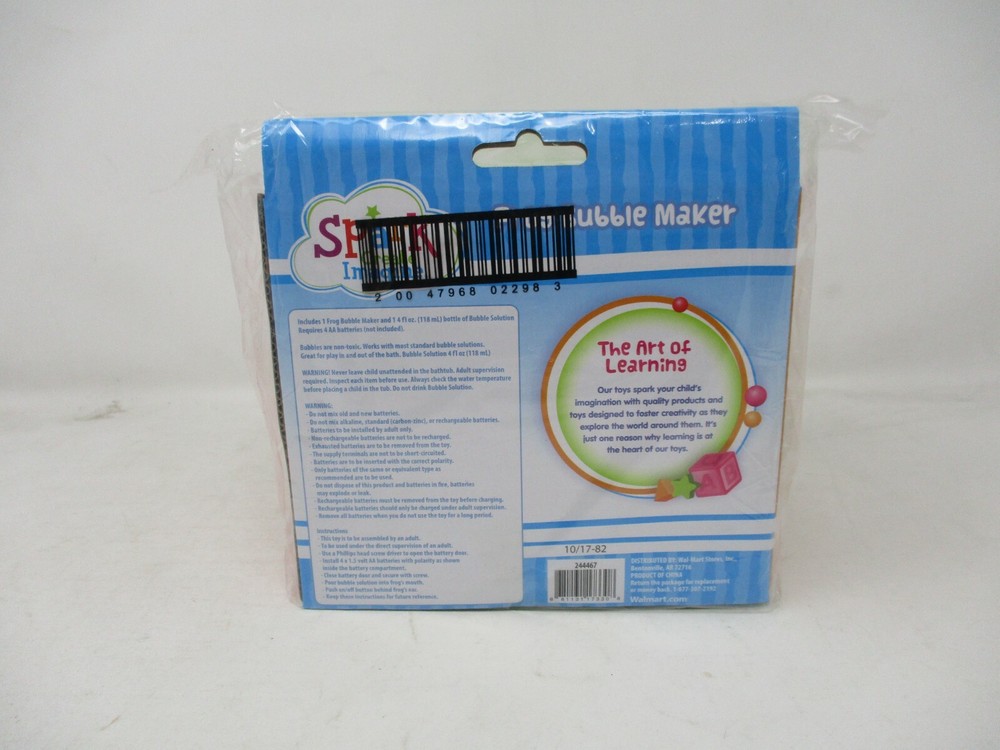 Spark Create Imagine Frog Bubble Maker