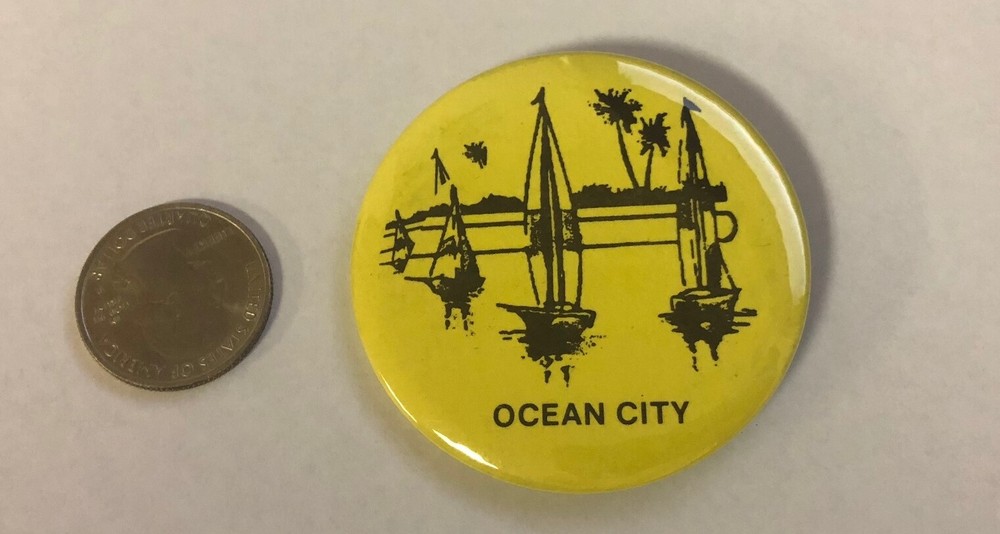 Ocean City Button Pin