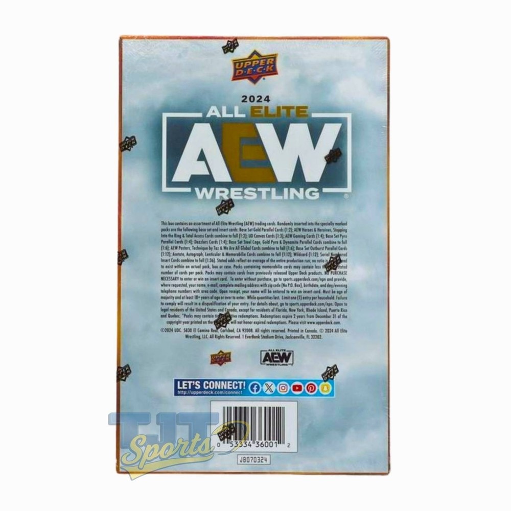2024 Upper Deck AEW Wrestling Hobby Box - LCS Sale