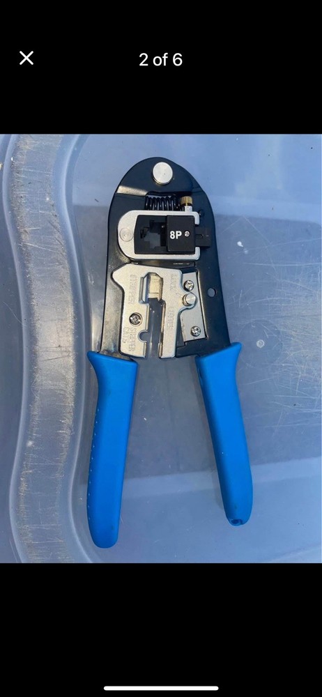 IDEAL crimper tool, network cable crimping tool for Ethernet cable 8P crimper