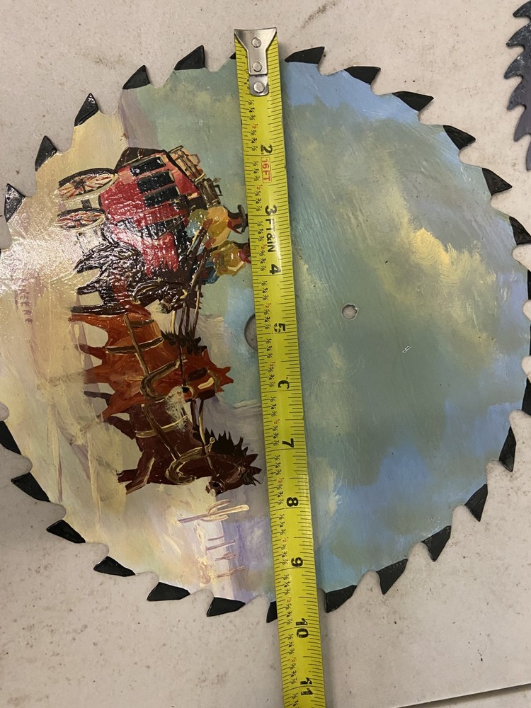 Painted Saw Blade
