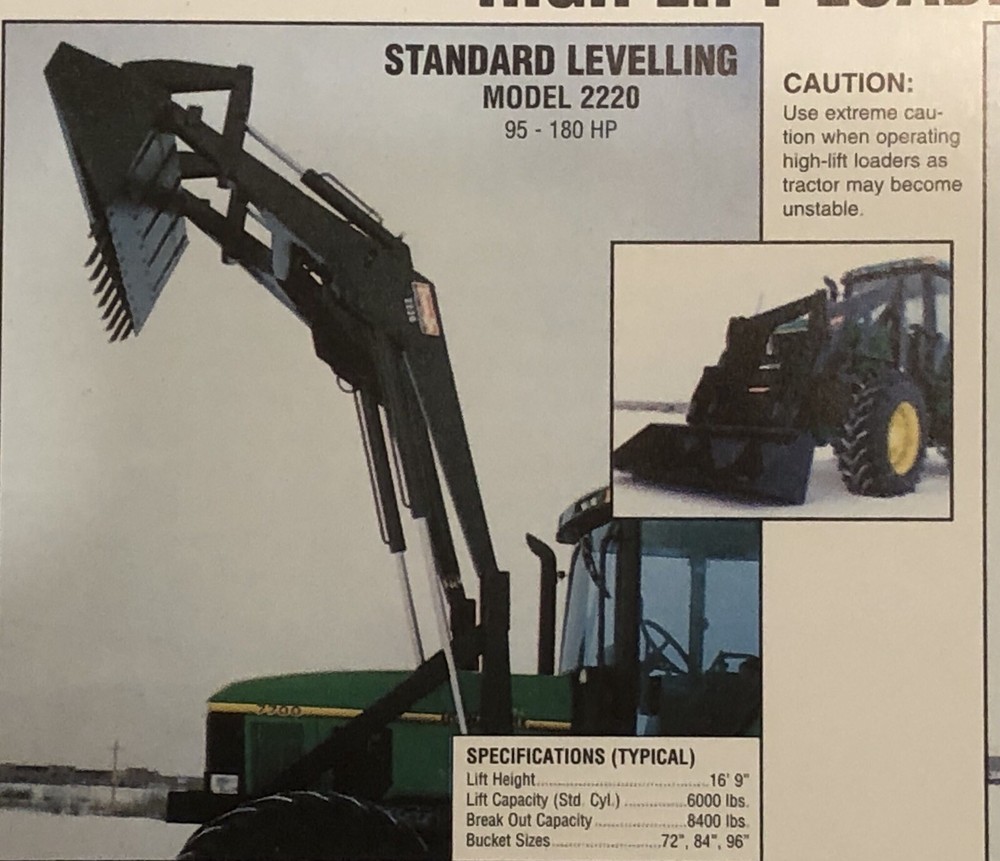 Ezee-On 2220 Hi-lift Front End Loader NOS