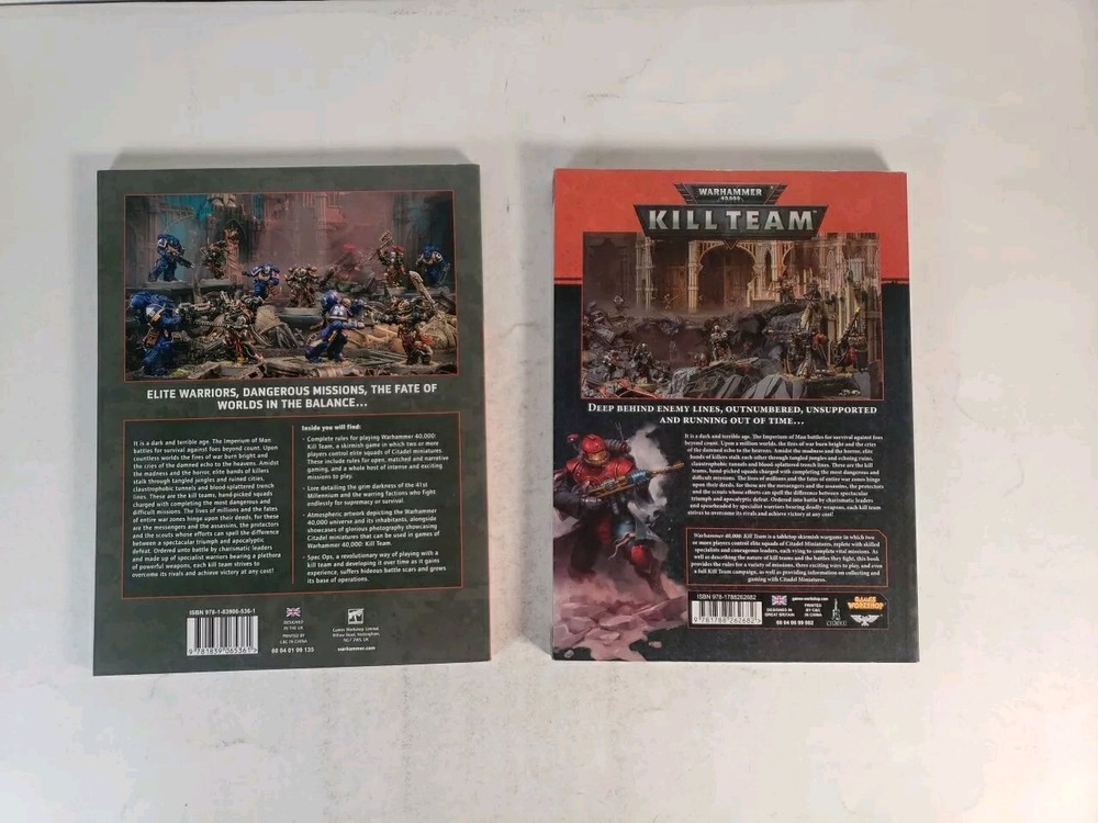 Games Workshop Warhammer 40000 40k Kill Team Core Book and Core Manual (2 Books)