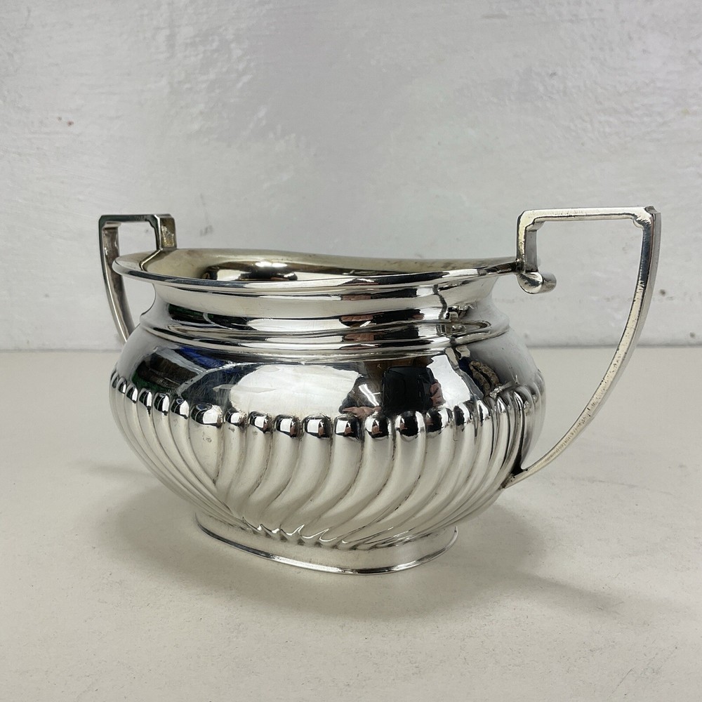 Victorian 3 Piece Silver Plated Tea Set Cooper Brothers Sheffield