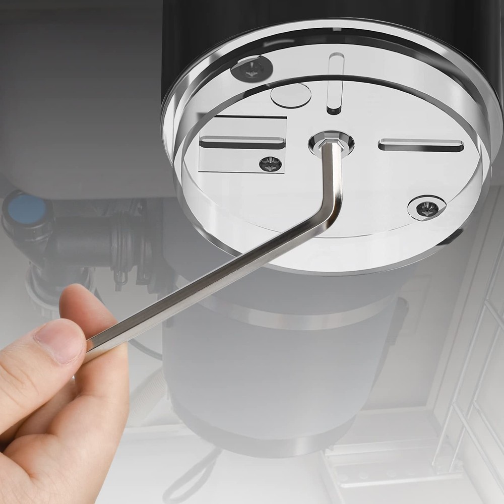 Sankoly 2 Pack Garbage Disposal Wrench Allen Tool Compatible Silver