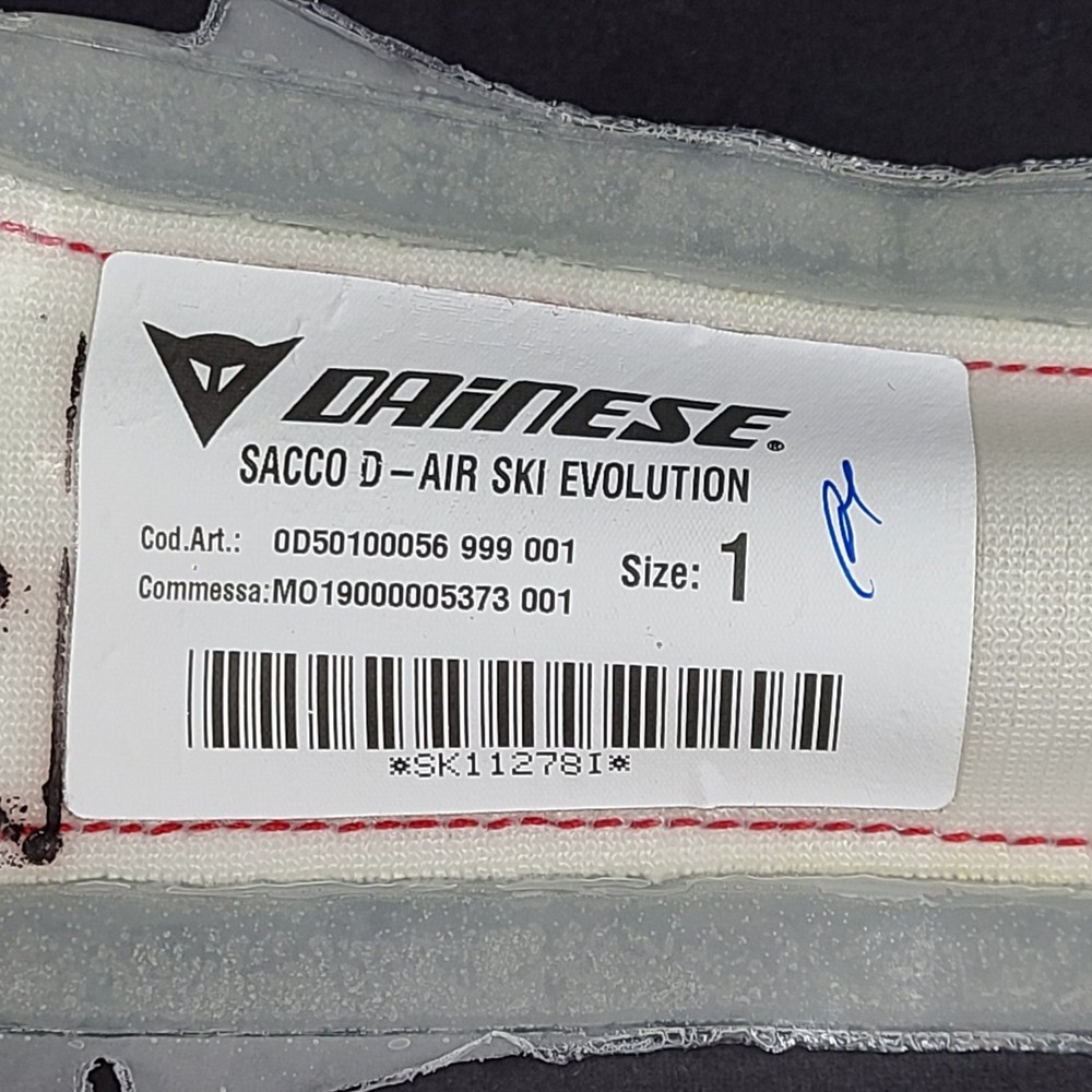Dainese D-Air Ski Evolution Lady Replacement Airbag Neutro Size 1
