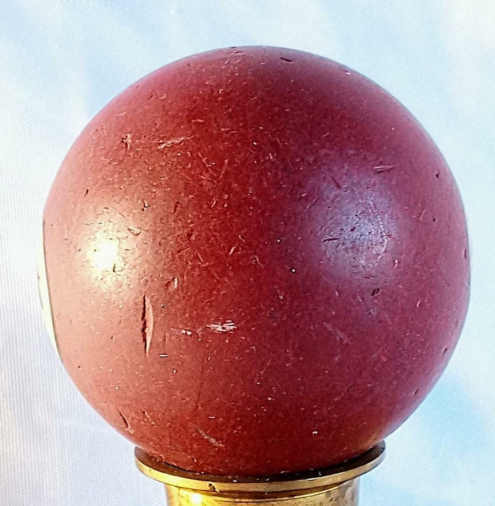 Antique Clay Billiard Pool Ball #7