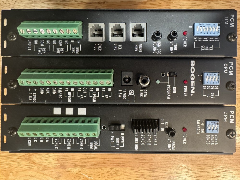 Bogen PCM TIM + CPU + ZPM Paging System Module Assembly