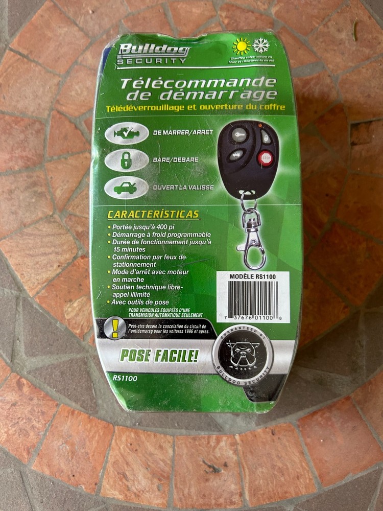 Bulldog Security Remote Starter System RS 1100 & Bypass Module 791 New Sealed