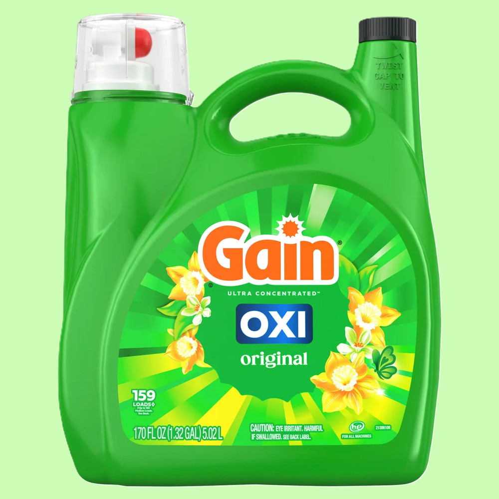 Gain Oxi Liquid Laundry Detergent Original (159 Loads)