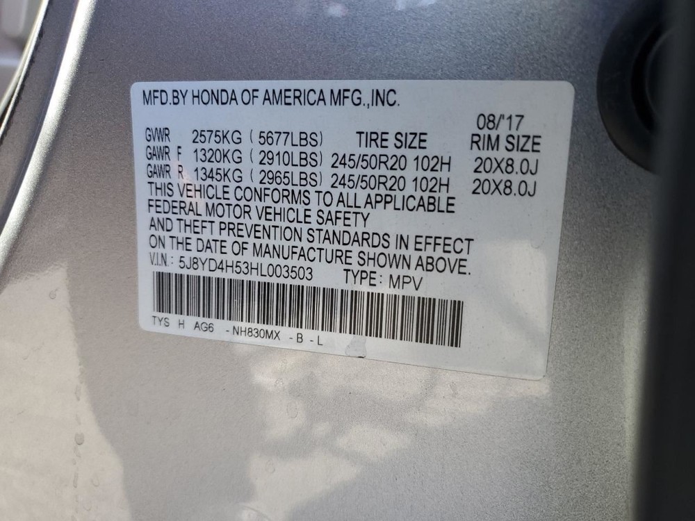 RADIO RECEIVER OEM 2017 ACURA MDX 1YR WRNTY