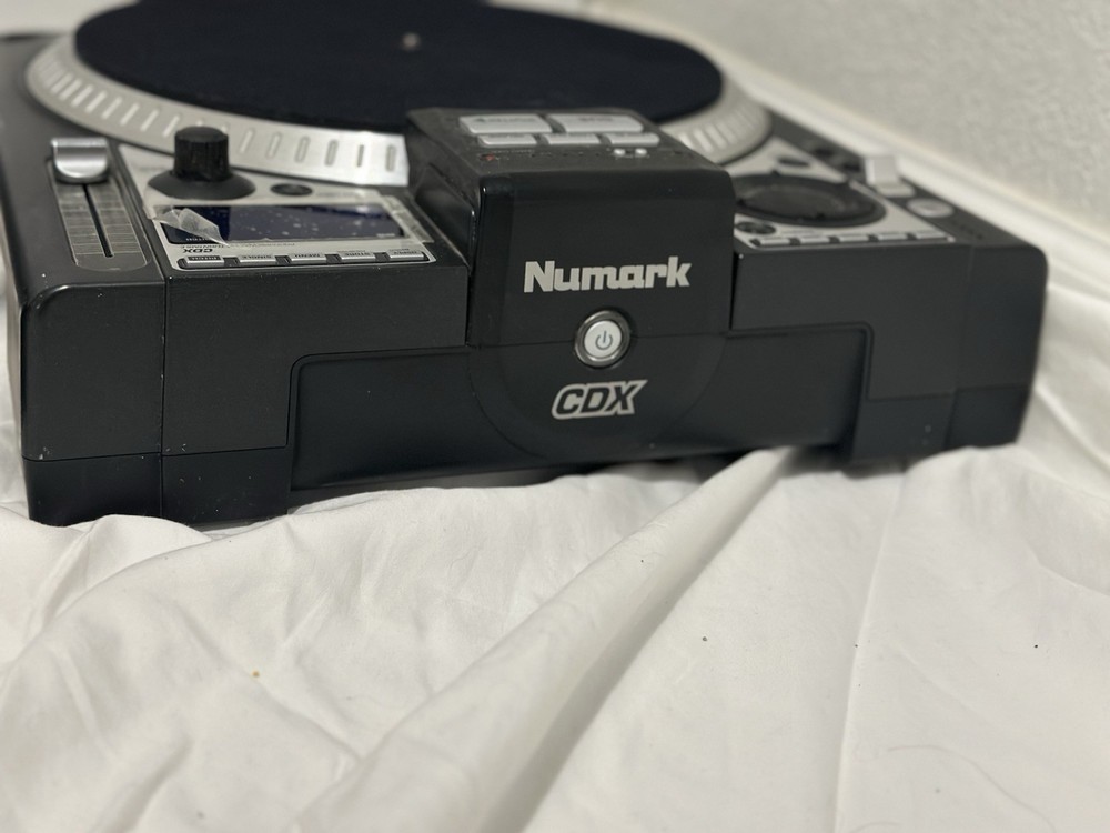 (2) Numark CDX DJ Professional Turntable Direct Drive Technics CD Player Pioneer