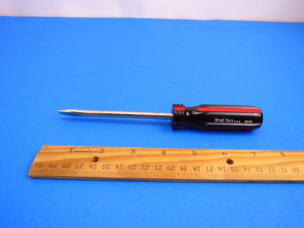 Great Neck Flathead Screwdriver 7 Inch AA44