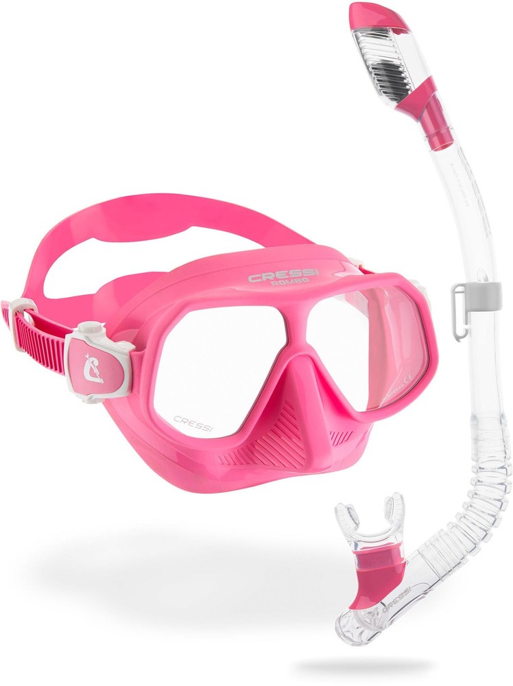 Rombo & Mini Dry & Snorkel Kits, Pink/Clear