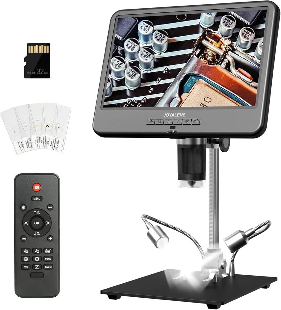 JL210 10.1'' Digital Microscope Adults Coin Magnifier Microscopes Full View