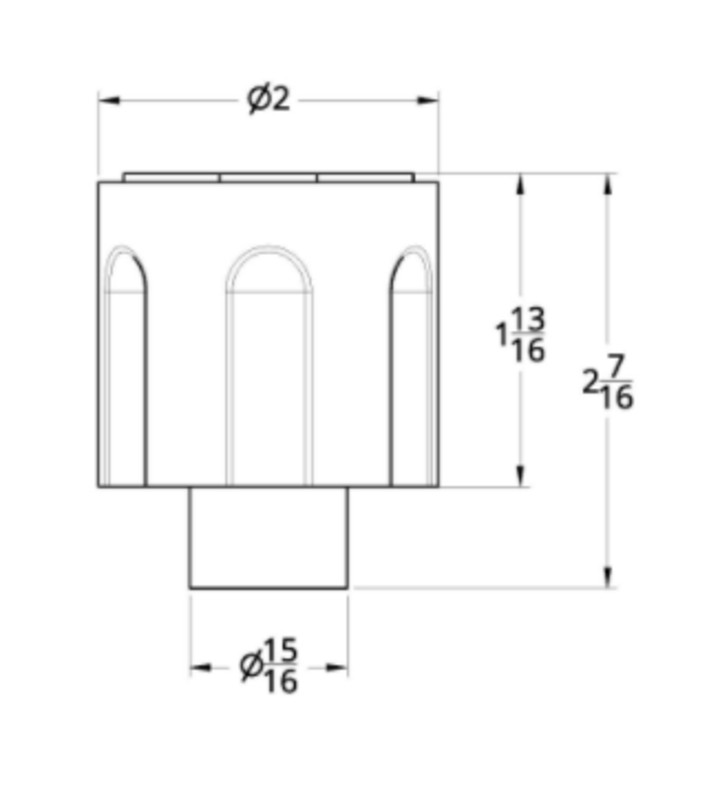 Universal Chrome Accessories UP23399 (643-10454)