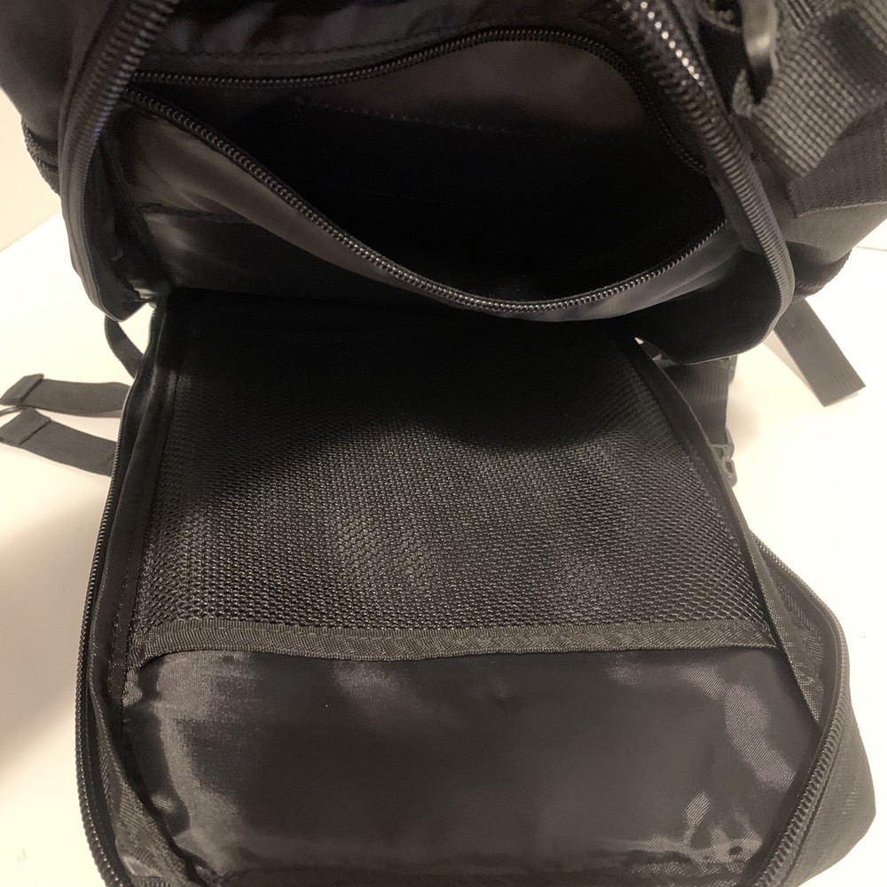 M48 OPS Black Tactical Backpack Bug Out Rucksack Hiking Travel Range Zip Bag