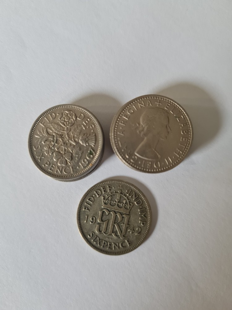 Sixpence Coins Job Lot