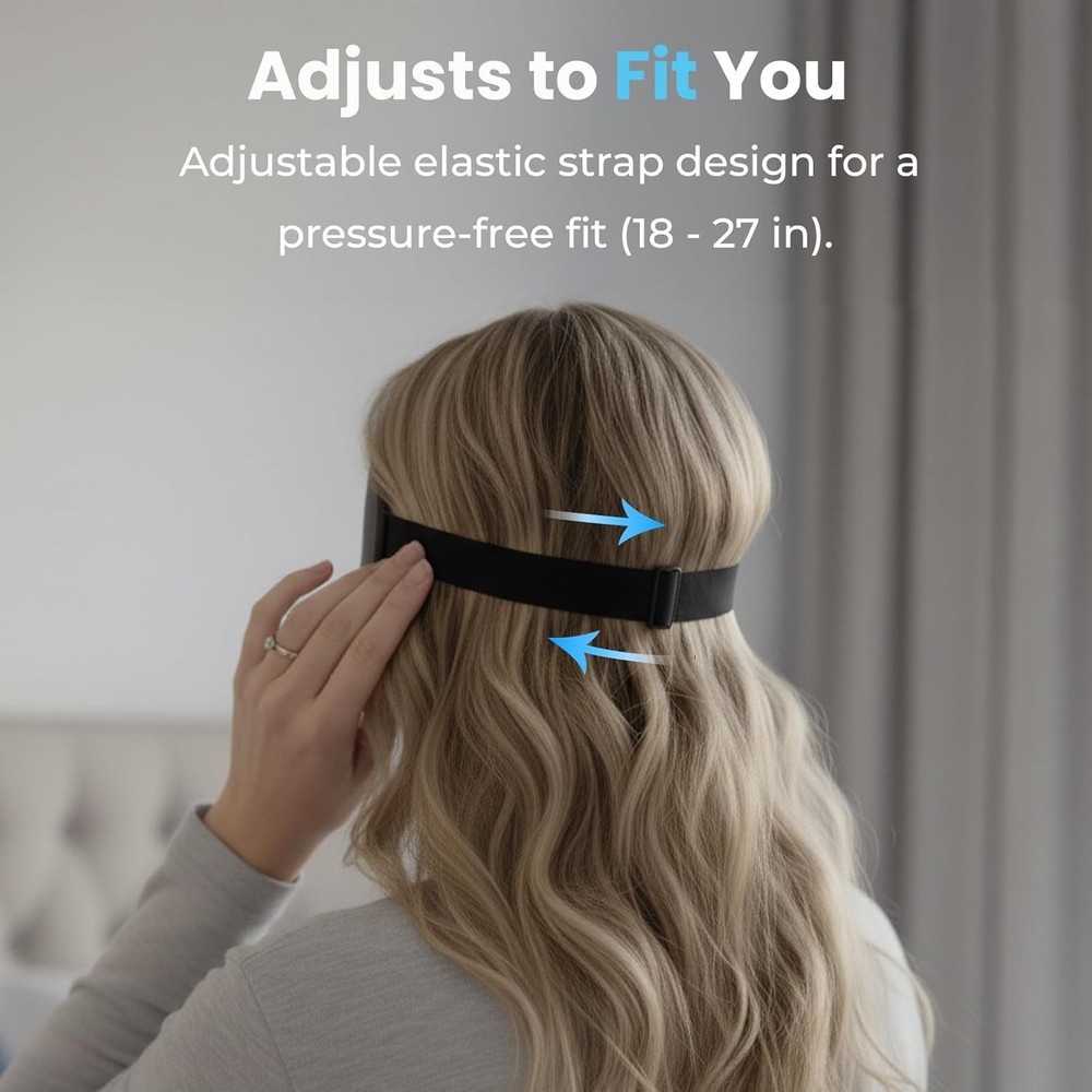 Cesperi Eye Mask – 100% Blackout, Adjustable for Side Sleepers